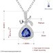 Wholesale Red Rhinestone triangle Pendant Necklace for Women Girls 24 Gold necklace elegant wedding Jewelry TGGPN156 1 small