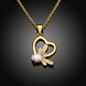 Wholesale Fashion romantic shiny Cubic Zirconia Necklace Gold Color butterfly pendant Necklace Gifts For Women jewelry TGGPN161 4 small