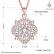 Wholesale Trendy 24K Gold Plated full pave CZ Necklace temperament hollow flower necklace jewerly wholesale from China TGGPN170 3 small