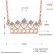 Wholesale bling hearts king of crown pendant necklaces AAA Zircon fashion Necklace Charm jewelry gifts TGGPN195 0 small