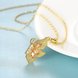 Wholesale Romantic Butterfly Necklaces Women Girls Gold Color Charm Pendant Necklace Jewelry Cubic Zirconia Birthday Party Gift TGGPN201 1 small