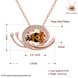 Wholesale Trendy temperament  cut zircon snail Necklace Pendant Gold Color Neck Chain For Women fine valentine's day gift Jewelry  TGGPN204 0 small