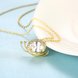Wholesale Trendy temperament  cut zircon snail Necklace Pendant Gold Color Neck Chain For Women fine valentine's day gift Jewelry  TGGPN204 4 small