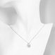 Wholesale Female Teardrop Stone Pendant Necklaces For Women WhiteGold Filled Pear Zircon Crystal Clavicle Necklace Wedding Jewelry TGGPN265 4 small