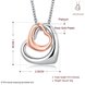 Wholesale Romantic Platinum Heart Necklace Symbol Heart Endless Love Pendant Chains Necklaces For Women Fine Jewelry Christmas Gift  TGGPN271 0 small