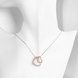 Wholesale Romantic Platinum Heart Necklace Symbol Heart Endless Love Pendant Chains Necklaces For Women Fine Jewelry Christmas Gift  TGGPN271 4 small