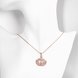 Wholesale Classic vintage Rose Gold crown necklace Sparkling zircon Necklace for Women Durable Elegant Necklace Gifts for Girlfriend TGGPN274 4 small