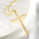 Wholesale Fashion Cross Pendants 24K Gold Color Jesus Cross Pendant Necklace For Men/Women Jewelry Dropshipping TGGPN332 3 small