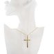 Wholesale Fashion Cross Pendants 24K Gold Color Jesus Cross Pendant Necklace For Men/Women Jewelry Dropshipping TGGPN332 4 small