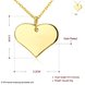 Wholesale High quality Heart Choker Necklaces For Women 24K gold Dainty Pendant Necklace valentine's fine Gifts TGGPN339 0 small