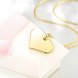 Wholesale High quality Heart Choker Necklaces For Women 24K gold Dainty Pendant Necklace valentine's fine Gifts TGGPN339 2 small