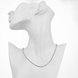 Wholesale Trendy Rhodium Round Chain Nceklace TGCN001 4 small