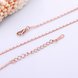 Wholesale Trendy Rose Gold Geometric Chain Nceklace TGCN012 0 small