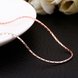 Wholesale Trendy Rose Gold Geometric Chain Nceklace TGCN012 1 small