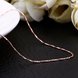 Wholesale Romantic Rose Gold Geometric Chain Nceklace TGCN013 0 small