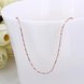 Wholesale Romantic Rose Gold Geometric Chain Nceklace TGCN013 1 small
