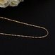 Wholesale Romantic Rose Gold Geometric Chain Nceklace TGCN013 3 small