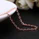 Wholesale Trendy Rose Gold Geometric Chain Nceklace TGCN014 0 small