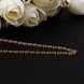 Wholesale Trendy Rose Gold Geometric Chain Nceklace TGCN014 3 small
