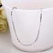 Wholesale Trendy Platinum Geometric Chain Nceklace TGCN016 0 small