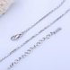 Wholesale Trendy Platinum Geometric Chain Nceklace TGCN016 2 small