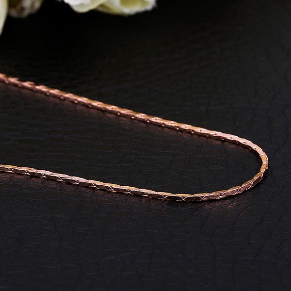 Wholesale Trendy 24K Gold Geometric Chain Nceklace TGCN017 0