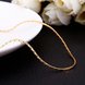 Wholesale Trendy 24K Gold Geometric Chain Nceklace TGCN017 1 small