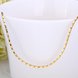 Wholesale Trendy 24K Gold Geometric Chain Nceklace TGCN017 3 small