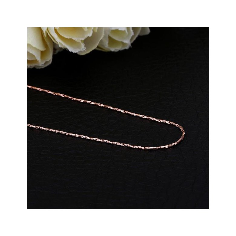 Wholesale Romantic 24K Gold Geometric Chain Nceklace TGCN019 0