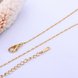 Wholesale Romantic 24K Gold Geometric Chain Nceklace TGCN019 1 small