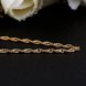 Wholesale Trendy Rose Gold Geometric Chain Nceklace TGCN023 3 small