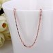 Wholesale Classic Rose Gold Geometric Chain Nceklace TGCN025 1 small