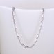 Wholesale Classic Platinum Geometric Chain Nceklace TGCN028 1 small
