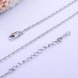 Wholesale Classic Platinum Geometric Chain Nceklace TGCN028 2 small