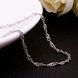Wholesale Trendy Platinum Geometric Chain Nceklace TGCN029 0 small