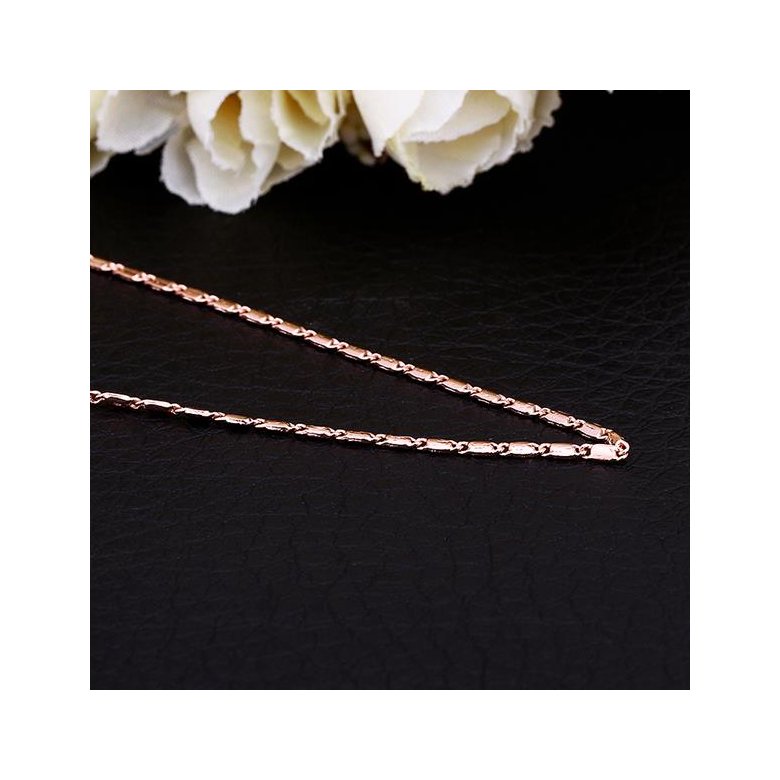 Wholesale Classic 24K Gold Geometric Chain Nceklace TGCN032 0
