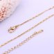 Wholesale Classic 24K Gold Geometric Chain Nceklace TGCN032 1 small