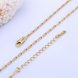 Wholesale Classic 24K Gold Geometric Chain Nceklace TGCN033 1 small