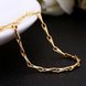 Wholesale Classic 24K Gold Geometric Chain Nceklace TGCN033 2 small