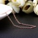 Wholesale Trendy Rose Gold Geometric Chain Nceklace TGCN035 0 small
