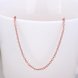 Wholesale Trendy Rose Gold Geometric Chain Nceklace TGCN035 1 small