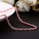 Wholesale Classic Rose Gold Geometric Chain Nceklace TGCN037 0 small