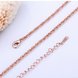 Wholesale Classic Rose Gold Geometric Chain Nceklace TGCN037 2 small