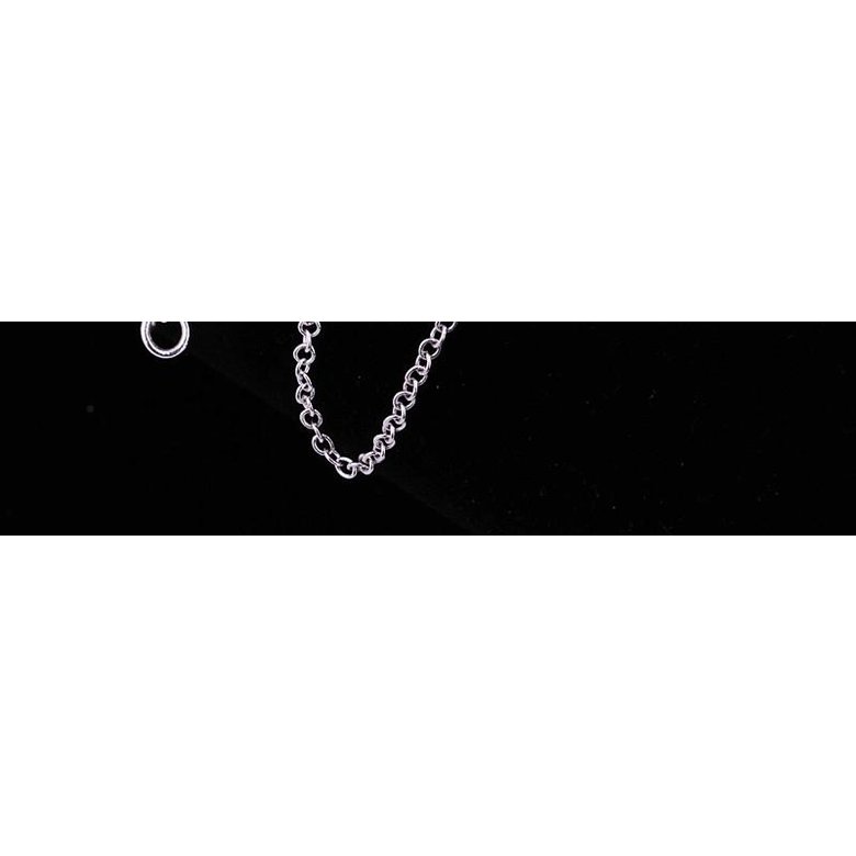 Wholesale Trendy Silver Geometric Chain Nceklace TGCN043 0