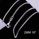 Wholesale Classic Silver Geometric Chain Nceklace TGCN050 0 small