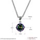 Wholesale Retro rhodium plated Round CZ Necklace TGCZN003 0 small