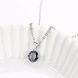 Wholesale Retro rhodium plated Round CZ Necklace TGCZN003 3 small