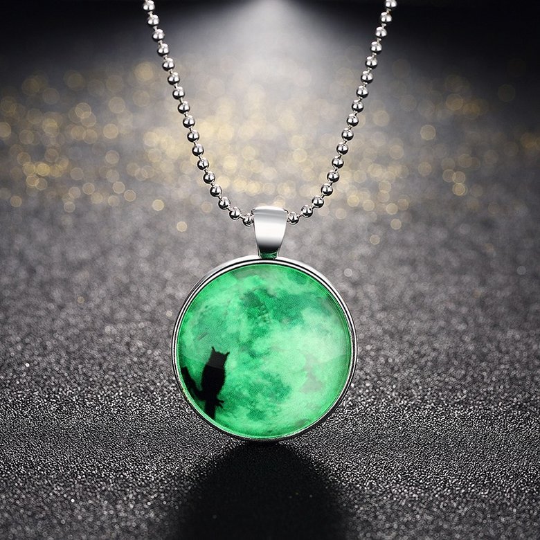 Wholesale Fashion popular Loneliness CatLuminous Pendants TGLP107 1