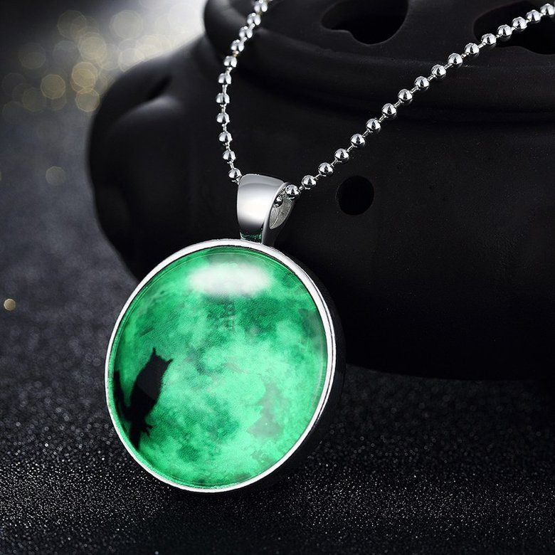 Wholesale Fashion popular Loneliness CatLuminous Pendants TGLP107 2