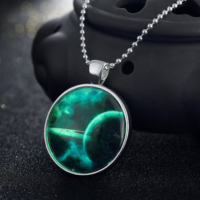 Wholesale Trendy Sky Vast sky Luminous Necklace TGLP151 2